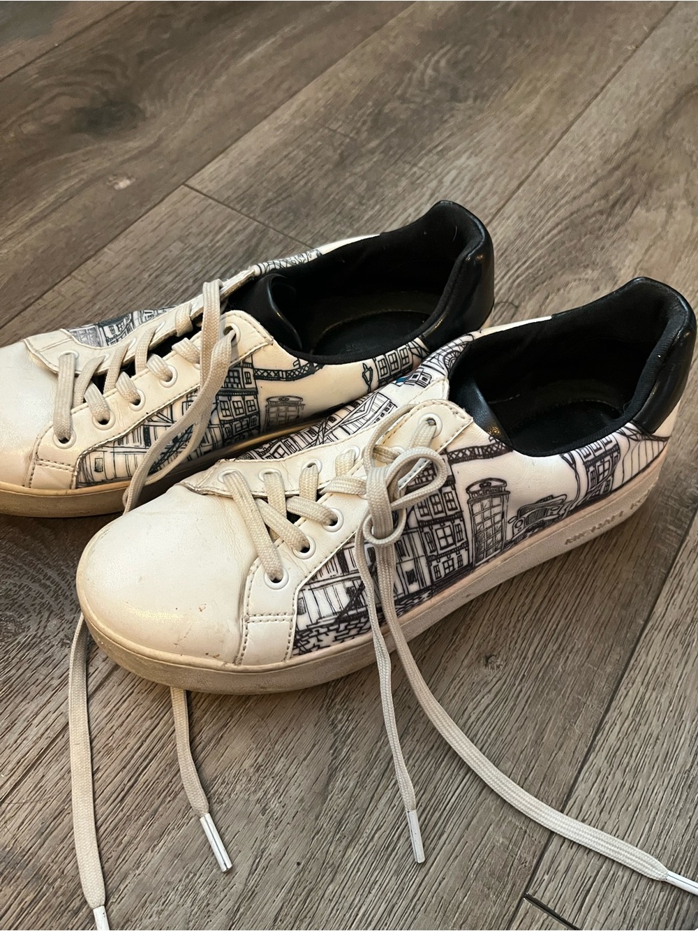 Michael Kors White London Sneakers